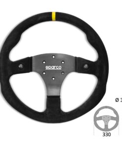 Volante R 330 scamosciato con bottoni-Fia-Sparco